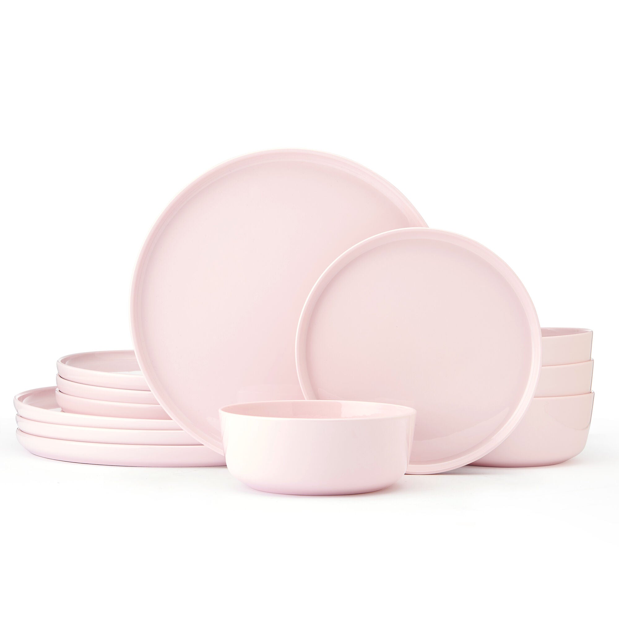Madison Pink Dinnerware Set, 12pc