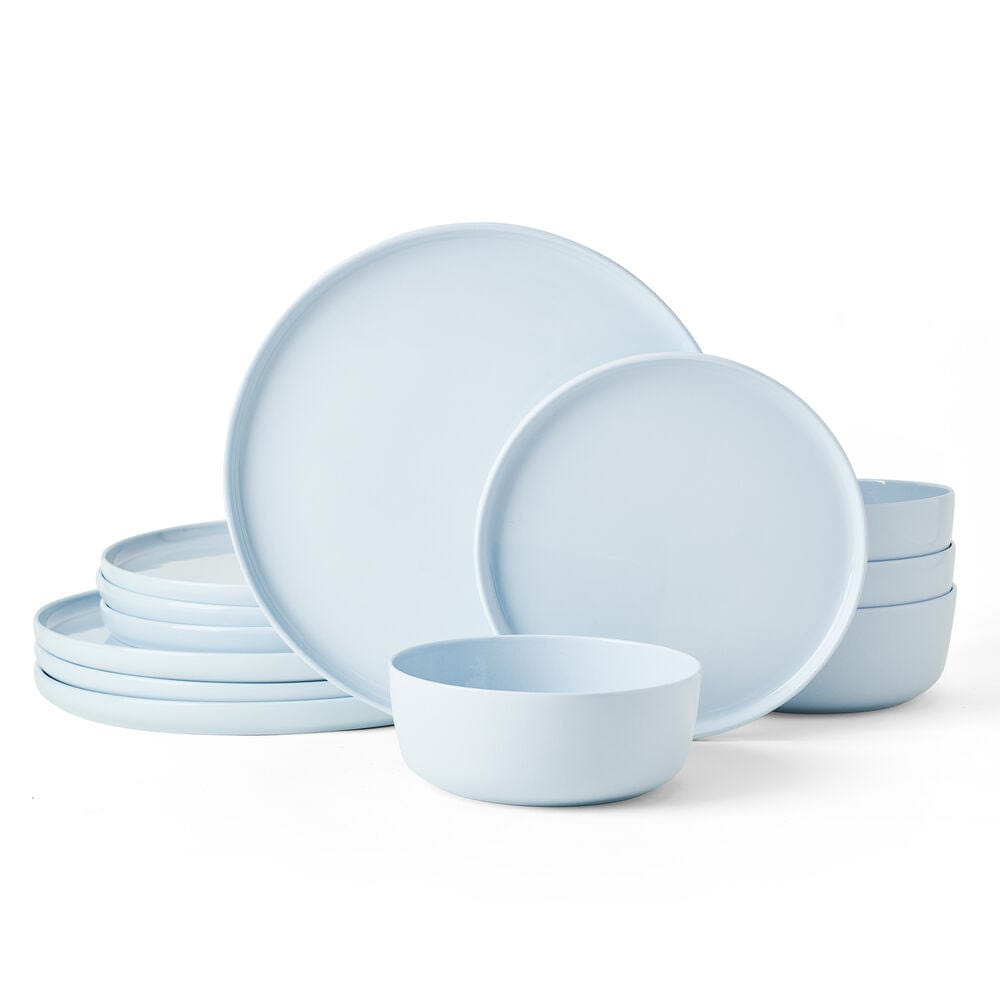 Madison Misty Blue Dinnerware Set, 12pc