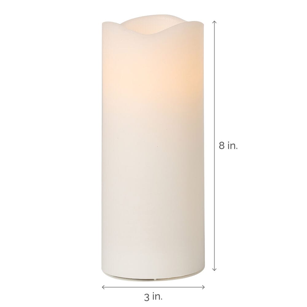 Flameless Pillar LED 3x8 Candle