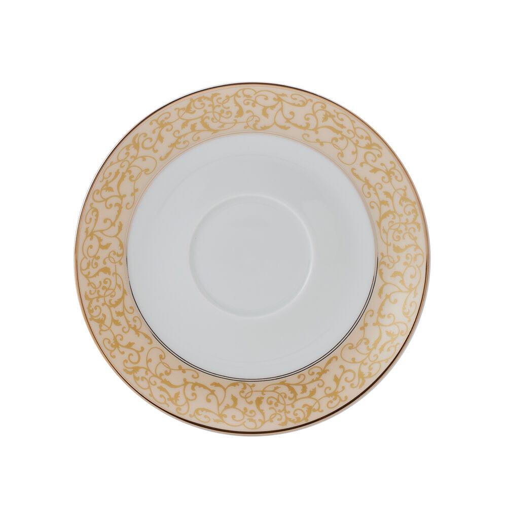 Parchment Gold 40 Piece Dinnerware Set, Service for 8