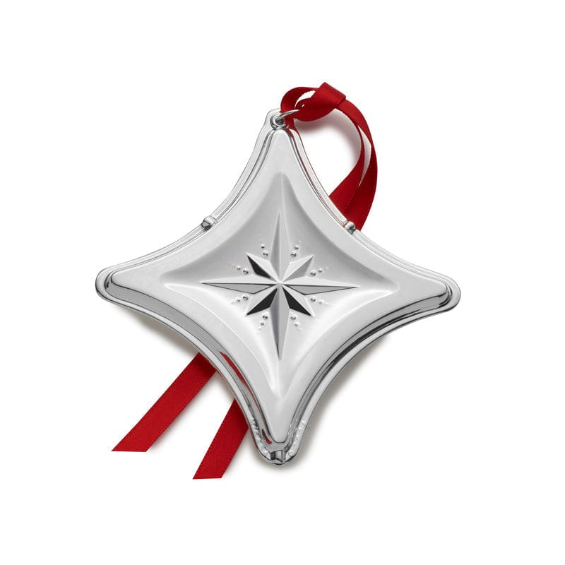 2024 Silver Plate Star Ornament 3rd Edition