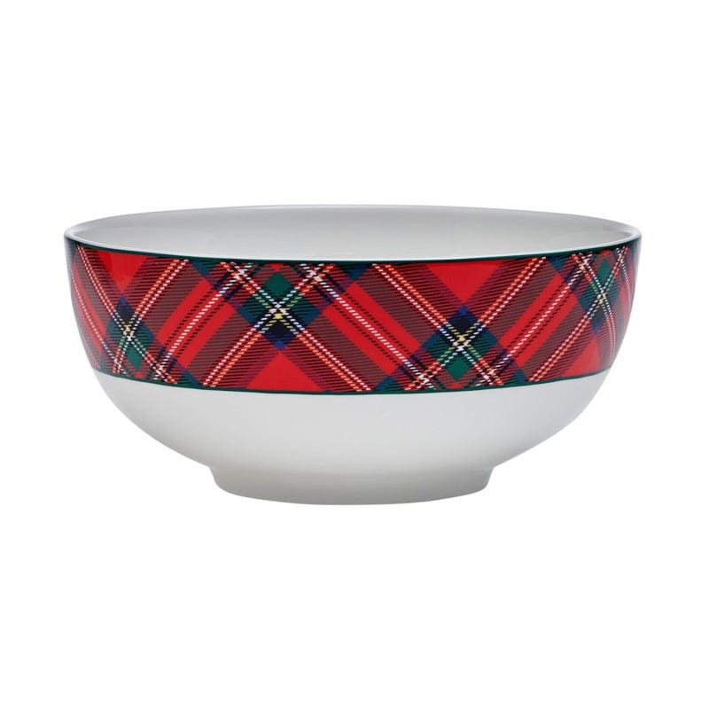 Tartan Red 24 Piece Dinnerware Set, Service for 8