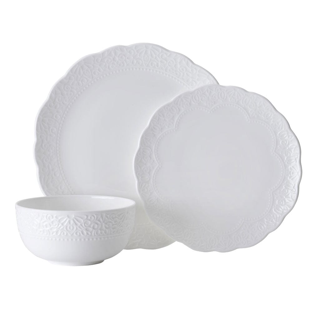 Abigail 12 Piece Dinnerware Set, Service for 4