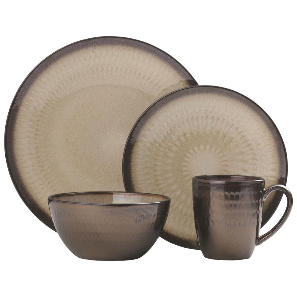 Anastasia Cream 16 Piece Dinnerware Set, Service for 4