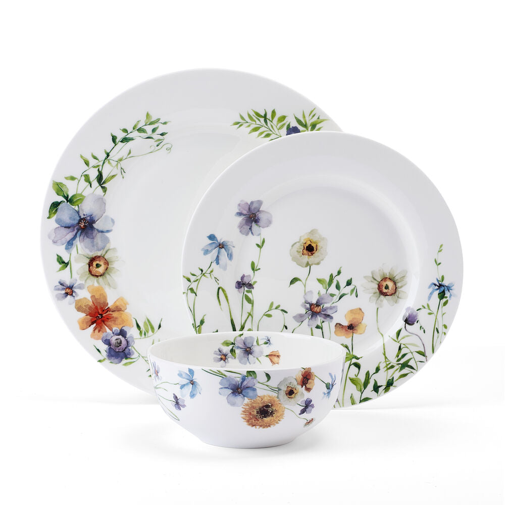 Audrina 12 Piece Dinnerware Set, Service for 4