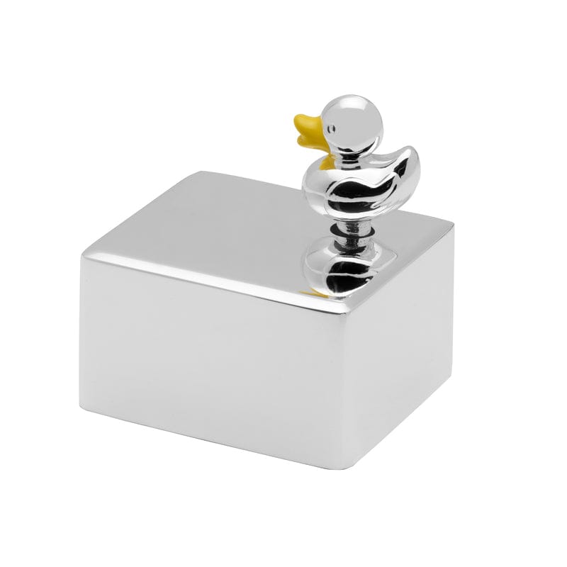 Baby Duck Silverplate Music Box