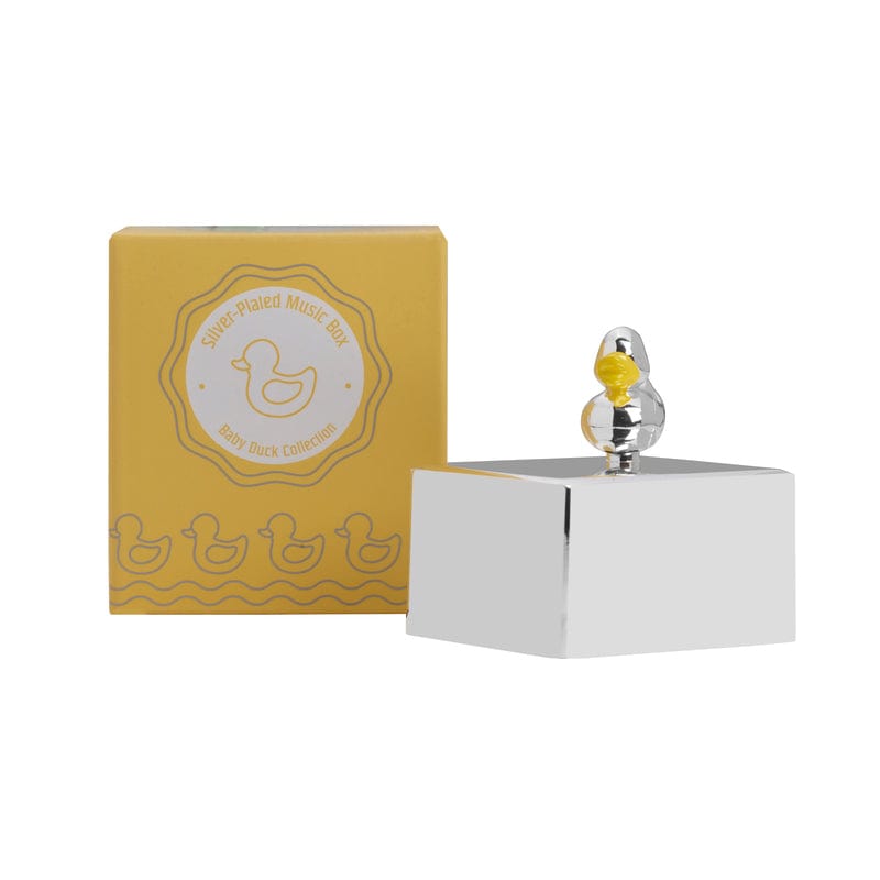 Baby Duck Silverplate Music Box
