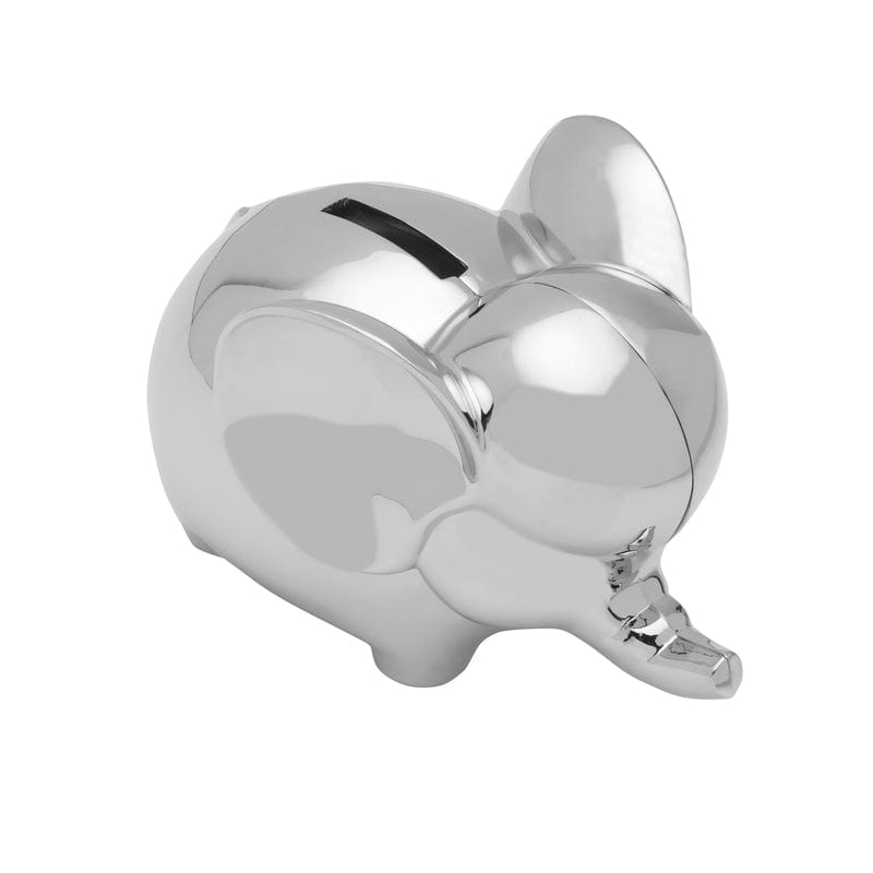 Baby Elephant Bronze Plated Coin Bank