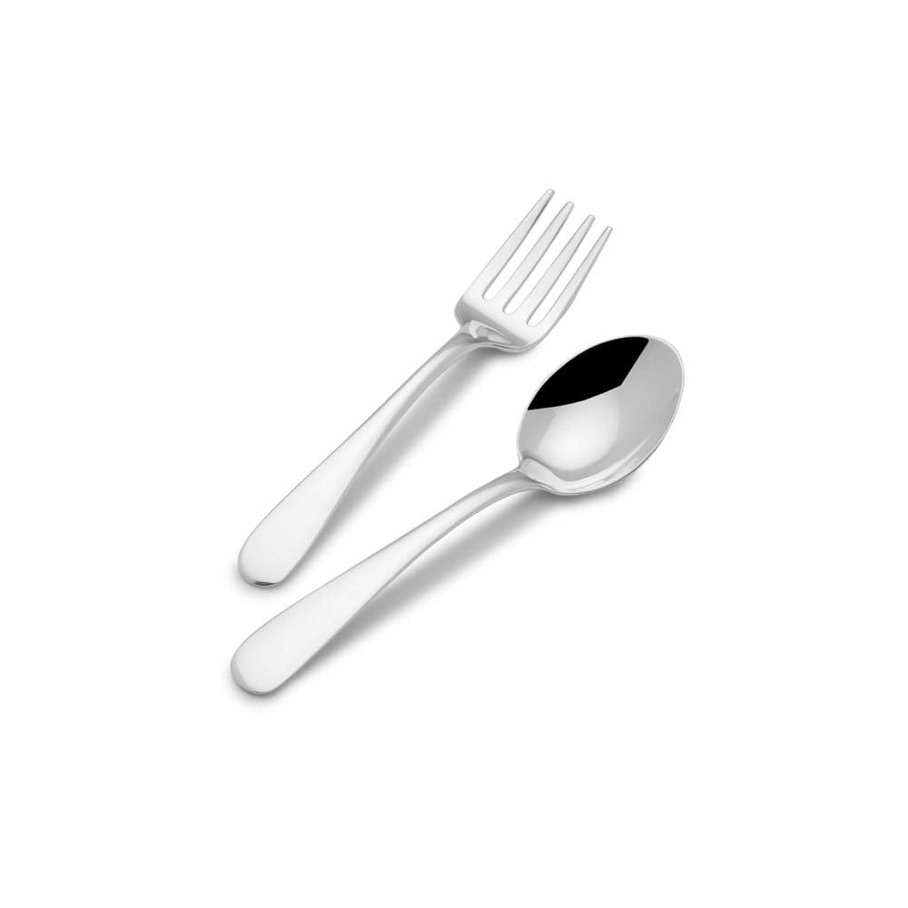 Baby Sterling Silver 2 Piece Feeding Set