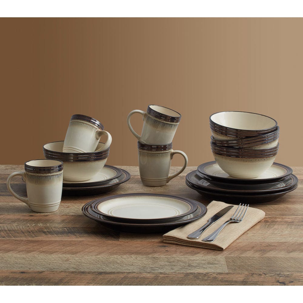 Bailey 16 Piece Dinnerware Set, Service for 4