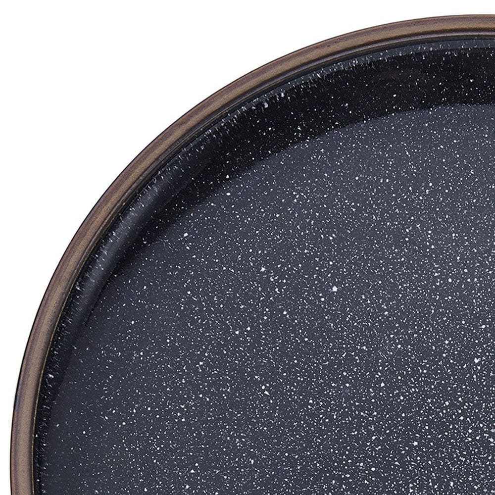 Barrett Black Round Platter