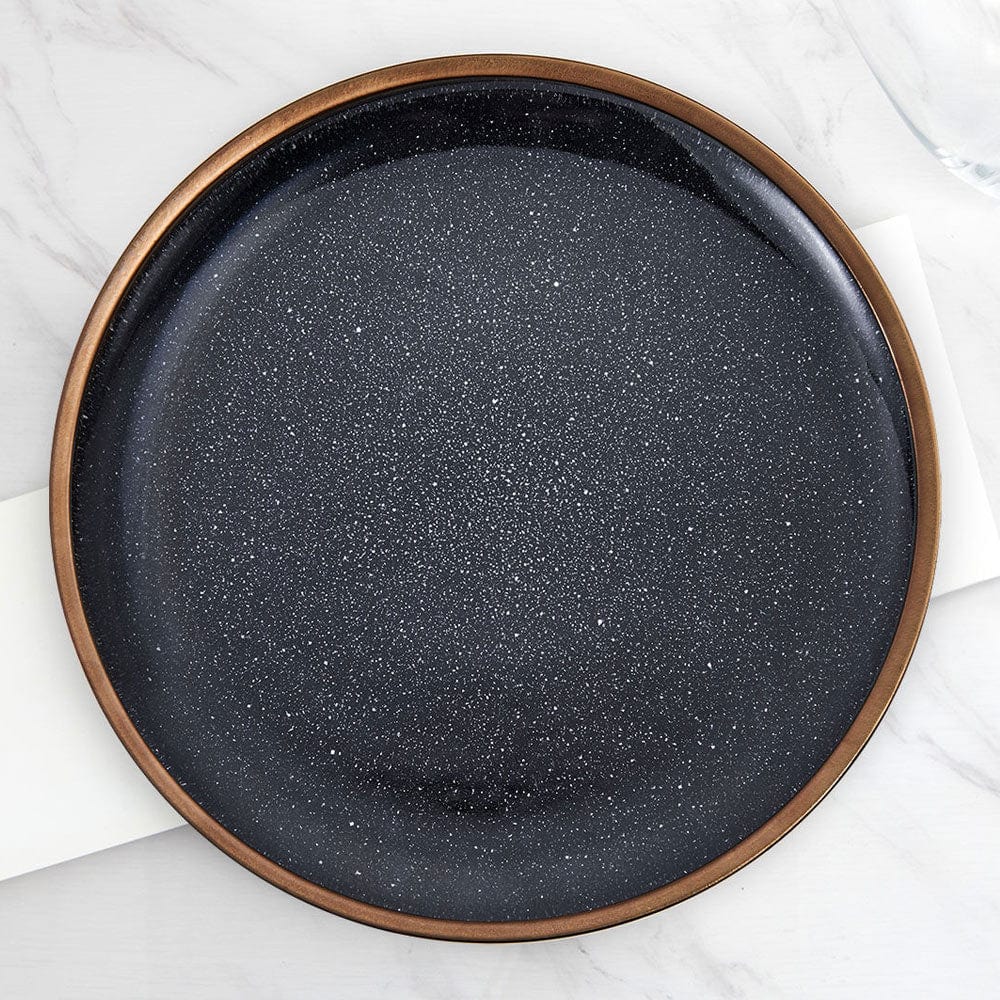 Barrett Black Round Platter