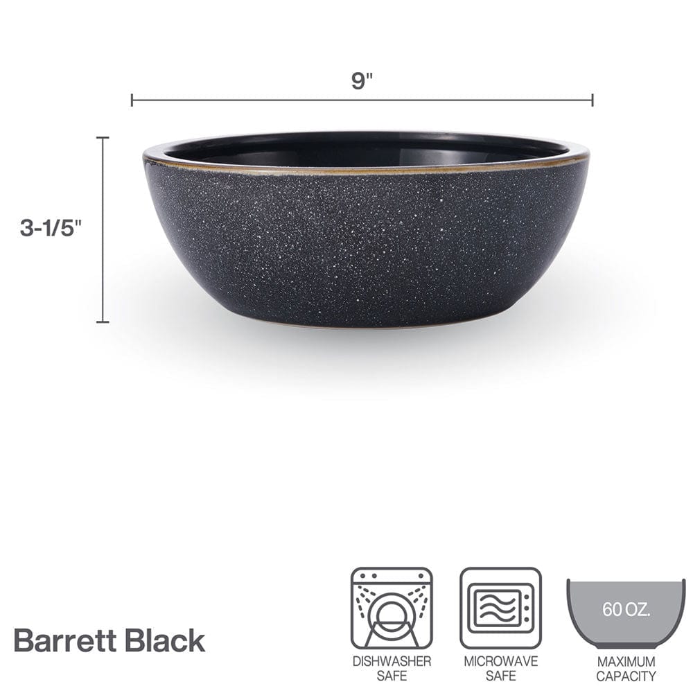 Barrett Black Vegetable Serve Bowl