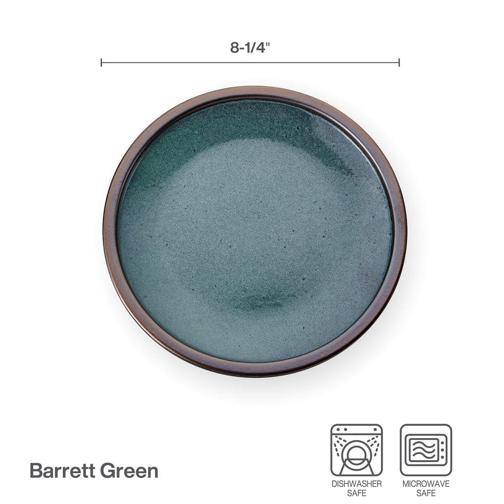 Barrett Green Set of 4 Salad Plates