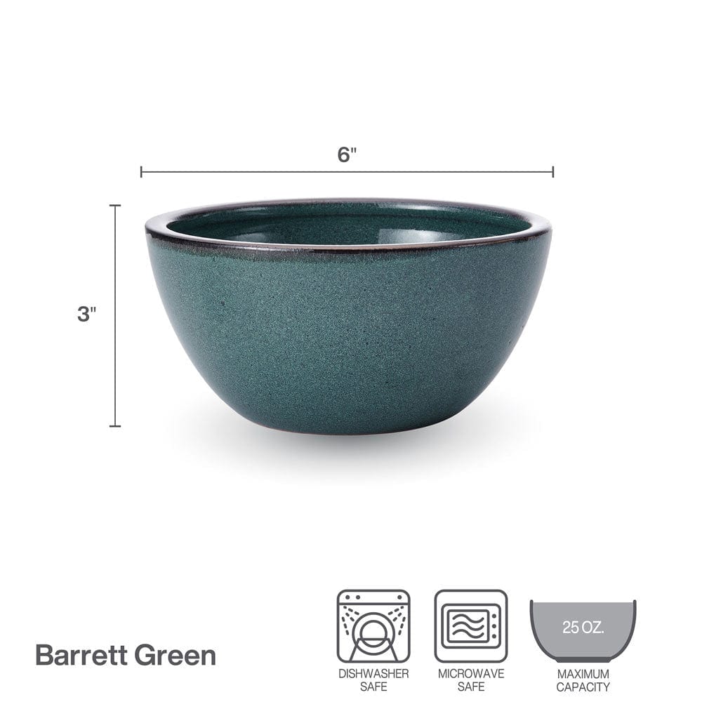 Barrett Green Set of 4 Soup Cereal Bowls