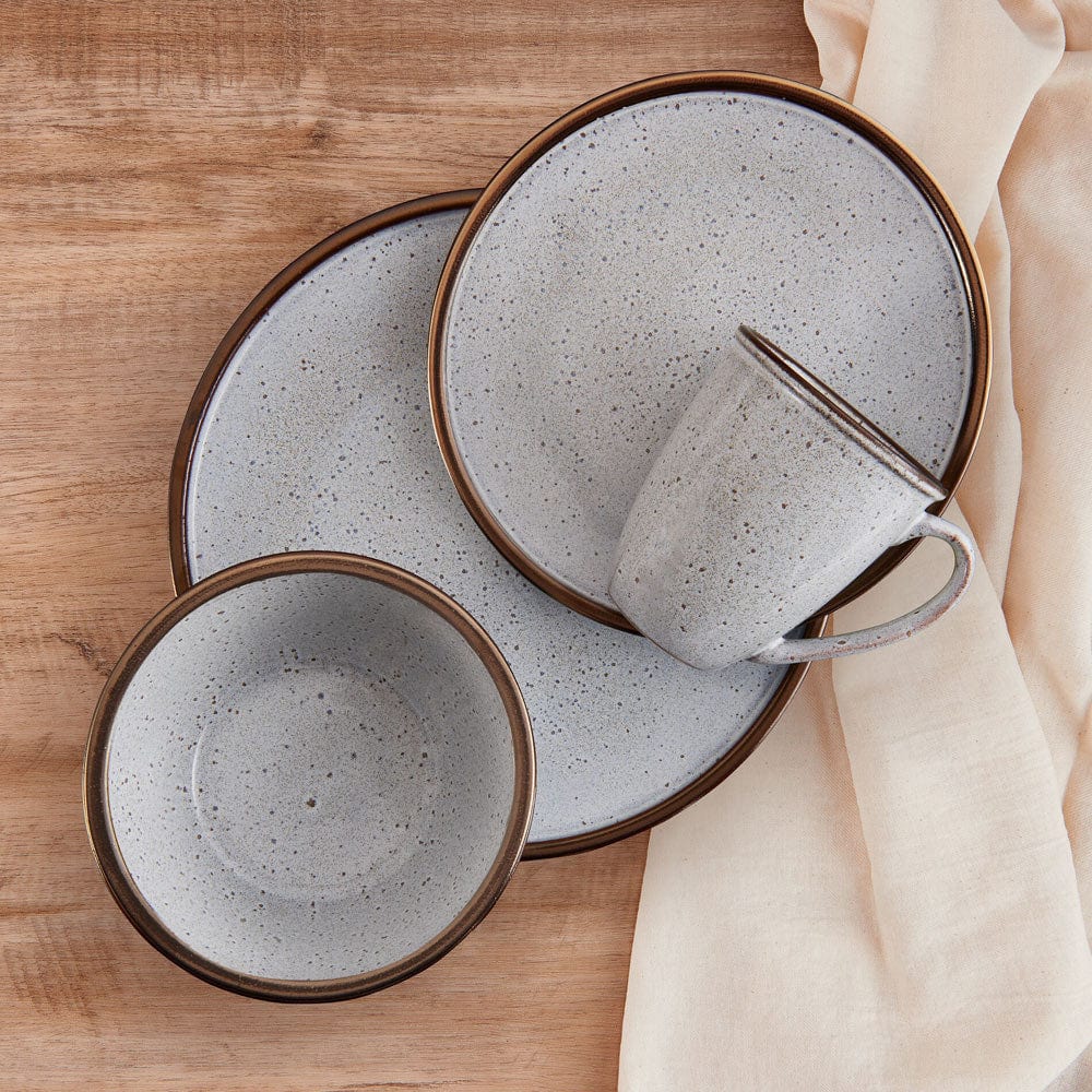 Barrett White 16 Piece Dinnerware Set, Service for 4