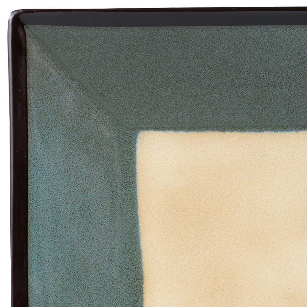Belmont Blue Square Dinner Plate