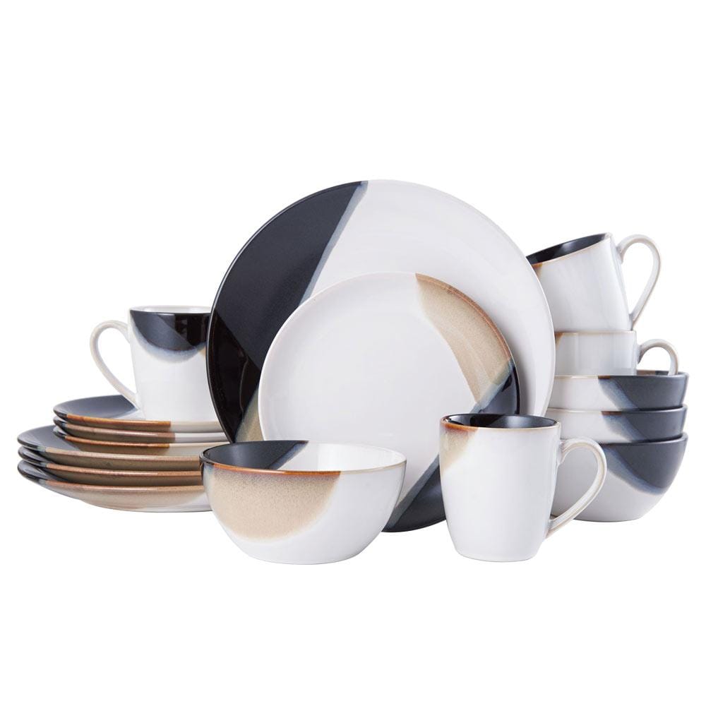 Caden 16 Piece Dinnerware Set, Service for 4