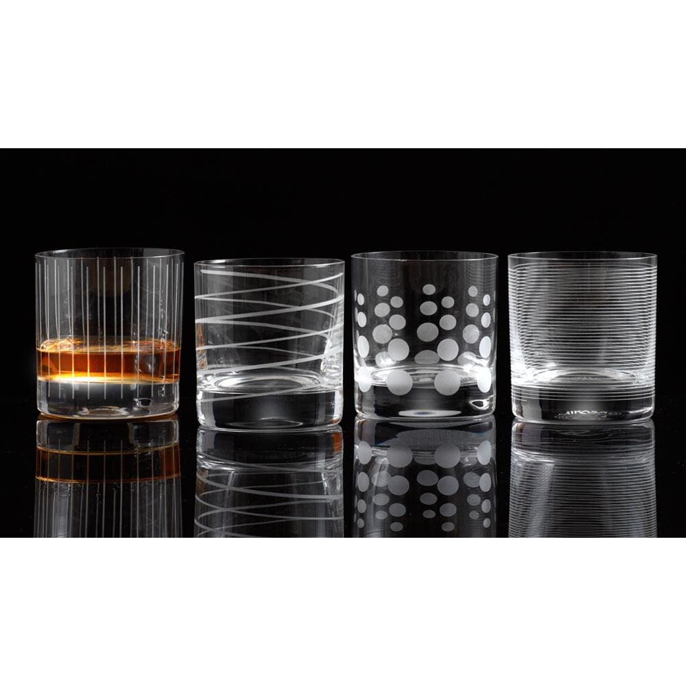 Cheers® Set of 4 Double Old Fashioned Whiskey Glasses