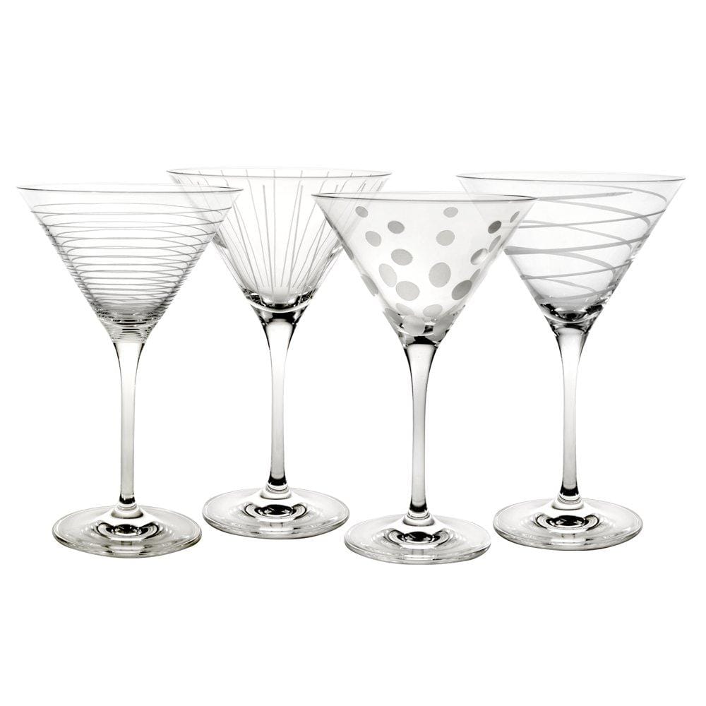 Cheers® Set of 4 Martini Glasses