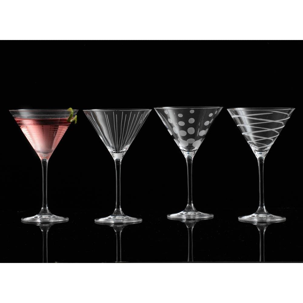 Cheers® Set of 4 Martini Glasses