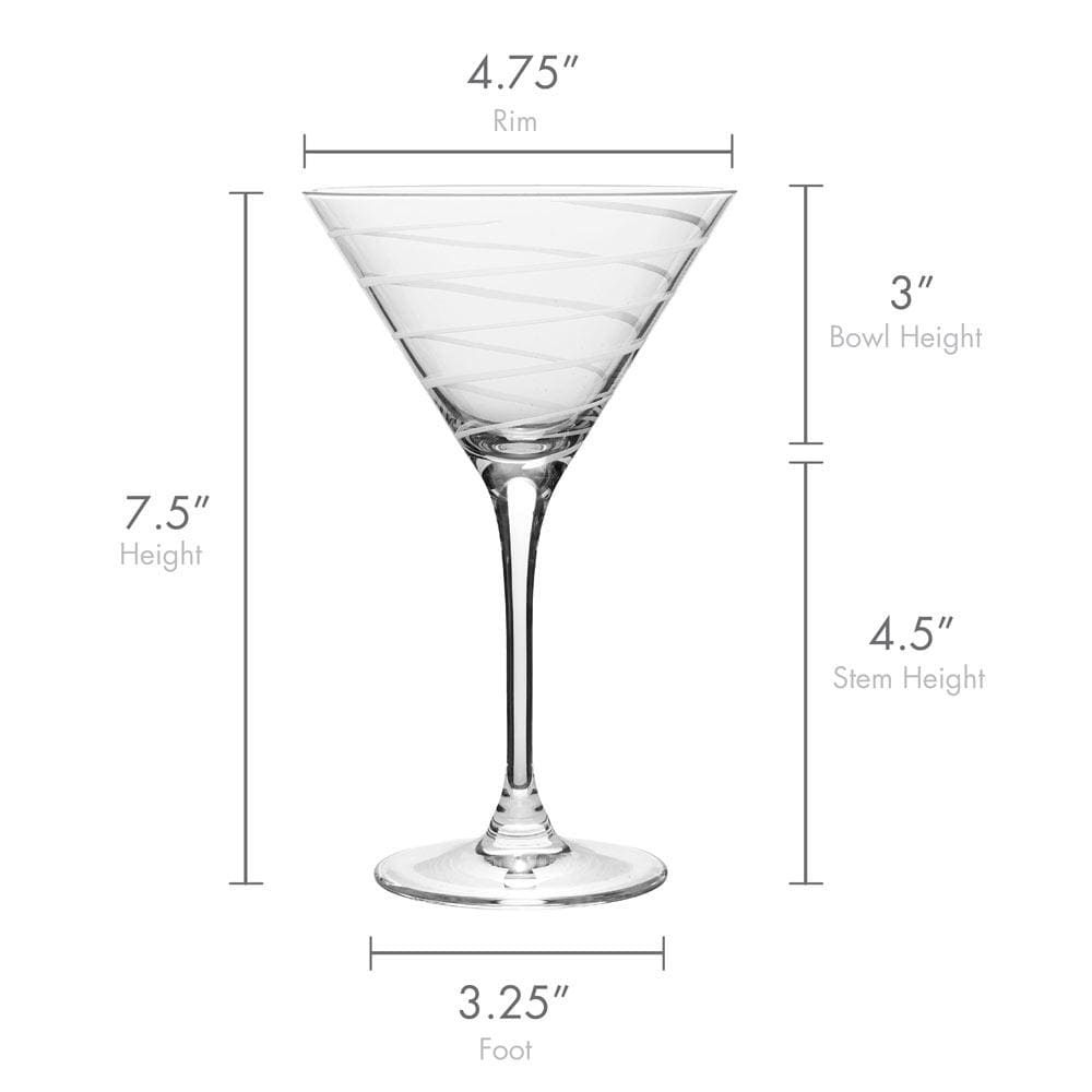 Cheers® Set of 4 Martini Glasses