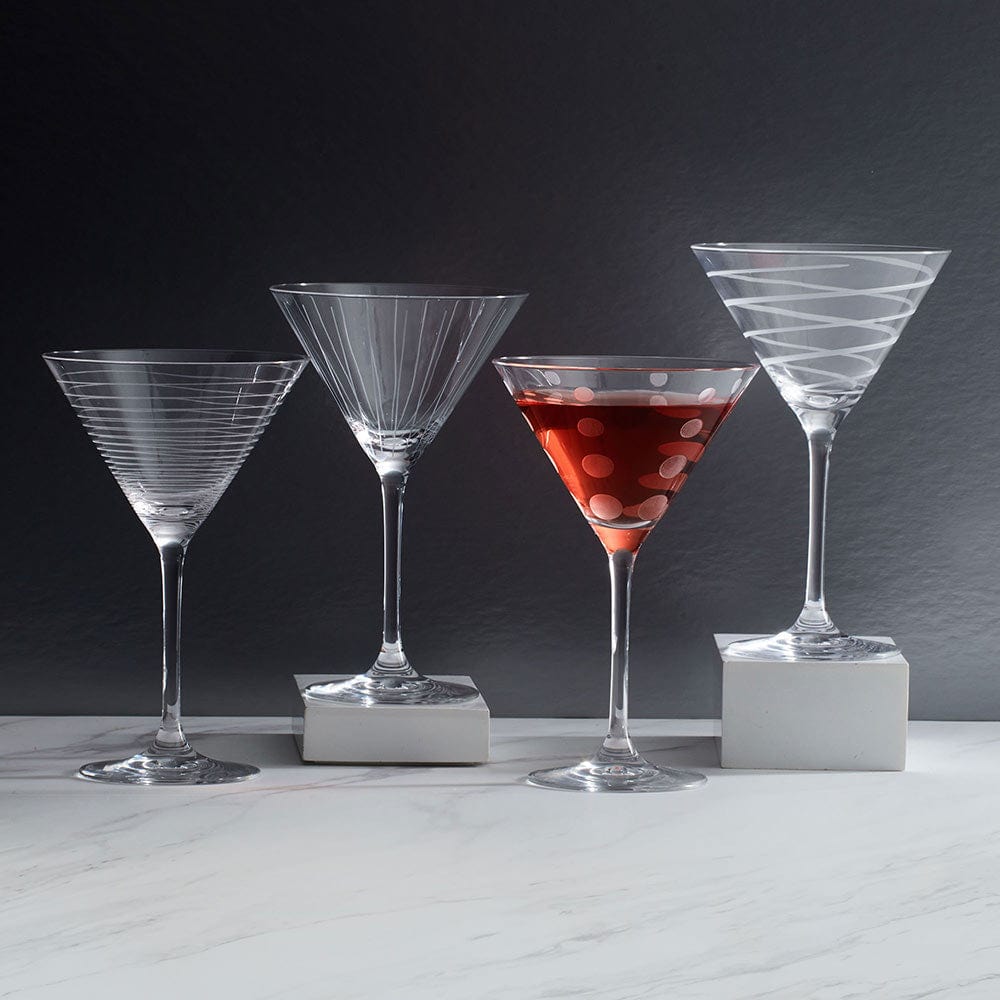 Cheers® Set of 4 Martini Glasses