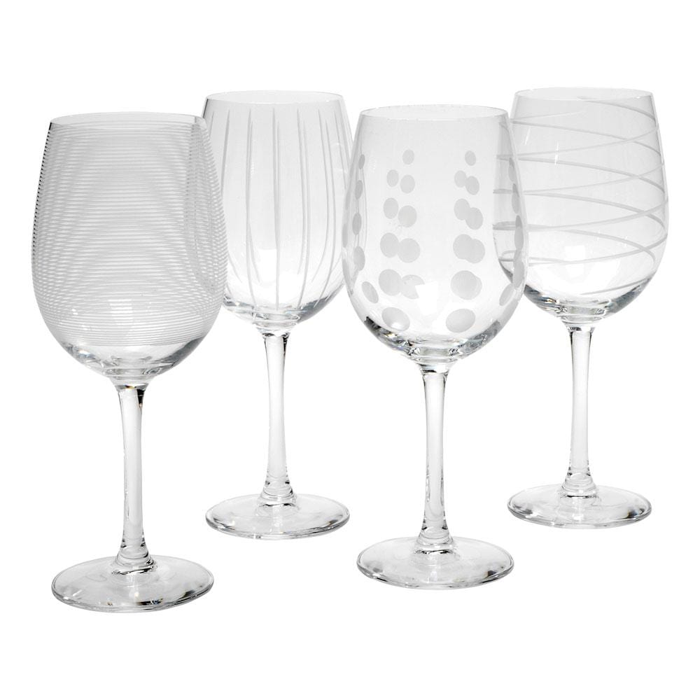 Cheers® Set of 4 White Wine Glasses