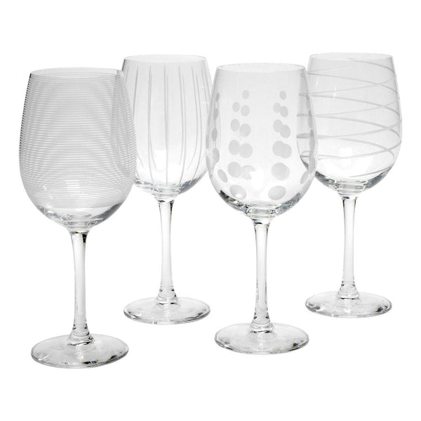 Cheers® Set of 4 White Wine Glasses