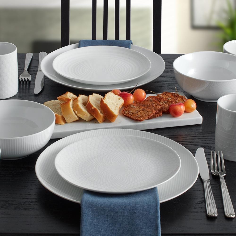 Cheers® White 40 Piece Dinnerware Set, Service for 8