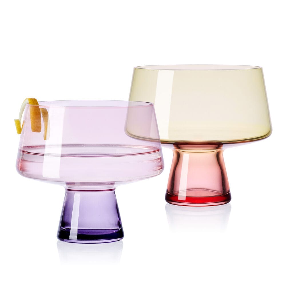 Chroma Set of 2 Martini Glasses