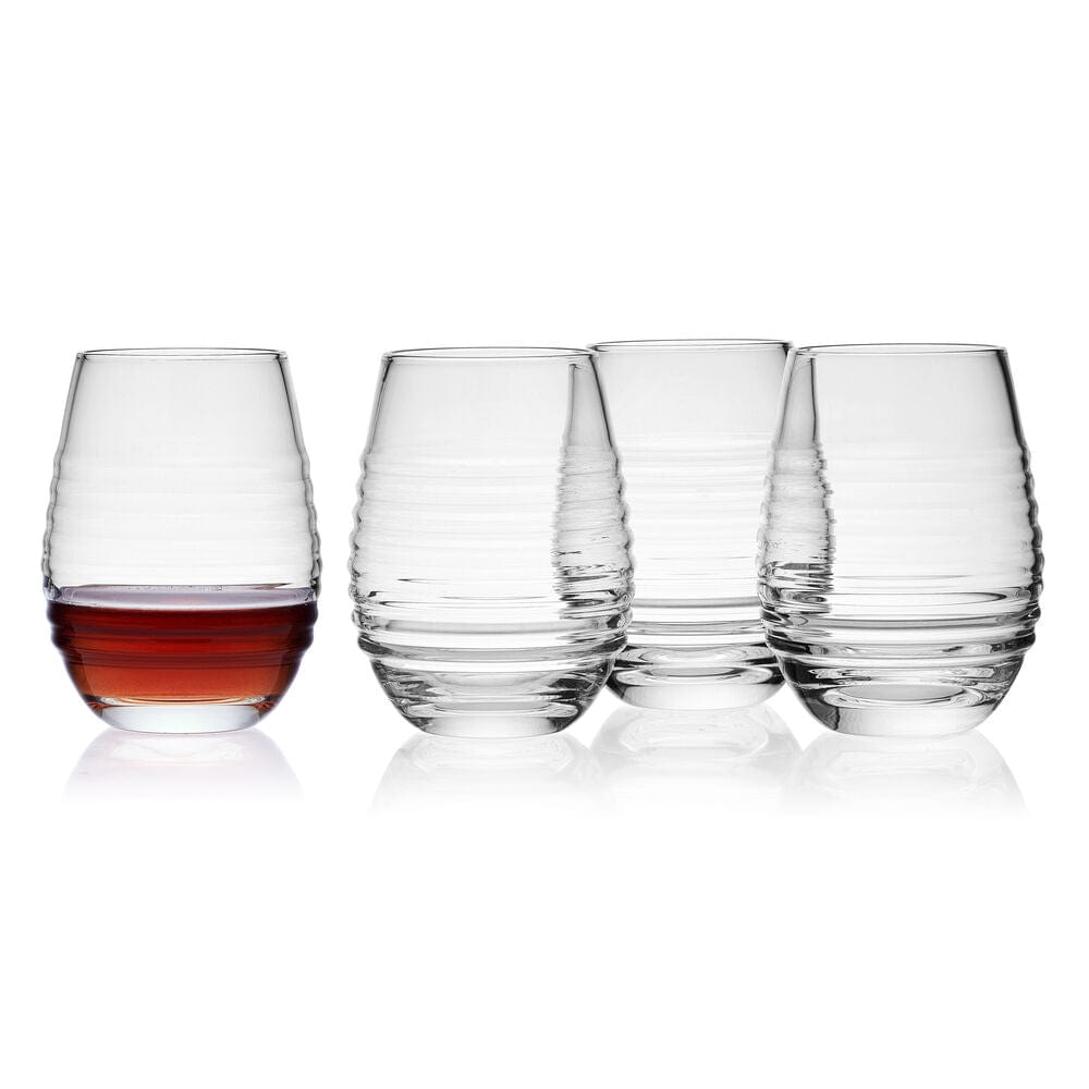 Ciara Set of 4 Stemless Wine Glasses