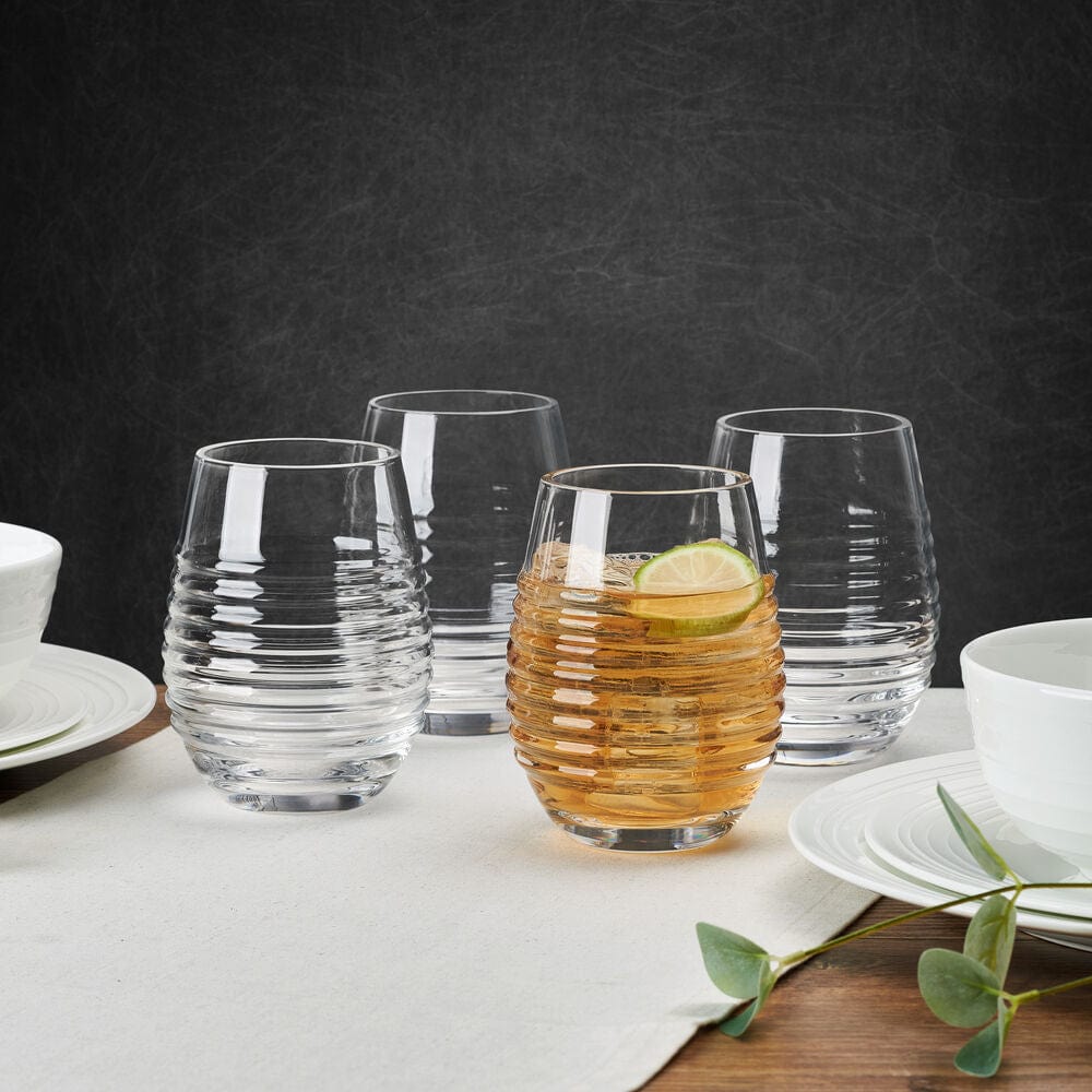 Ciara Set of 4 Stemless Wine Glasses