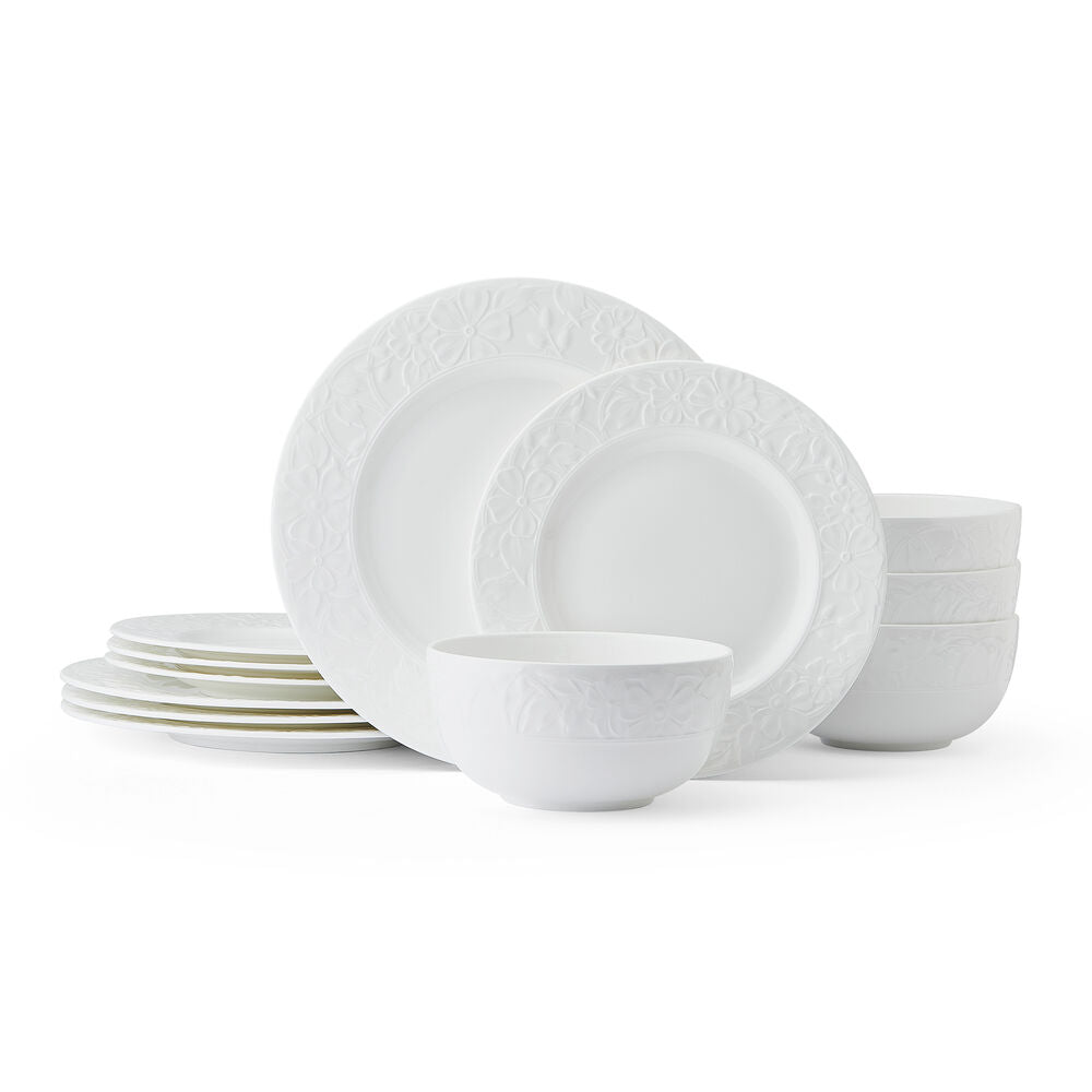 Claire 12 Piece Dinnerware Set, Service for 4