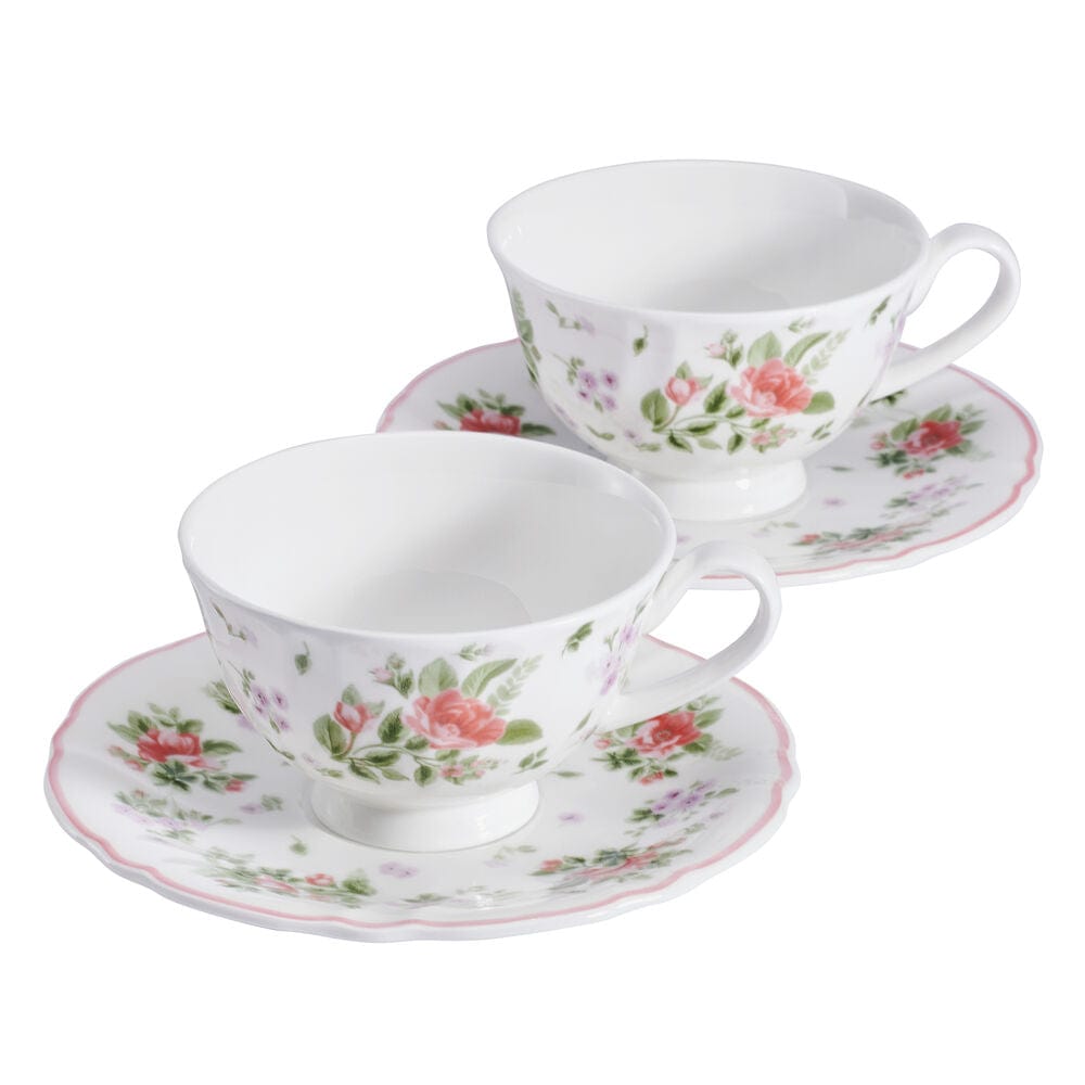 Darling Set of 2 Teacups and Saucers