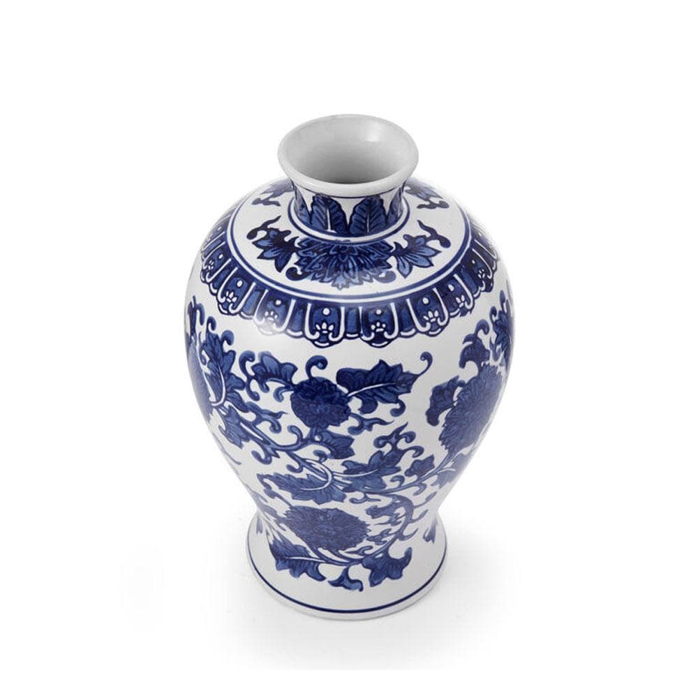 Decorative Floral Urn Vase, 10 Inch