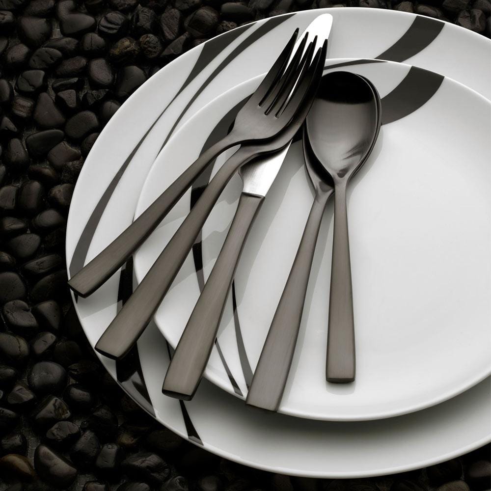 Delano Gunmetal 20 Piece Flatware Set, Service for 4