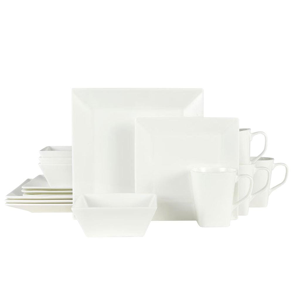 Delray Square 16 Piece Dinnerware Set, Service for 4