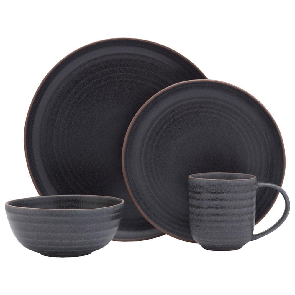 Delta Graphite Dinnerware Set