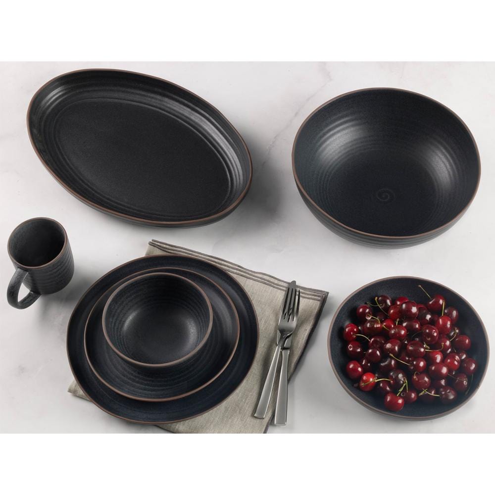 Delta Graphite Individual Pasta Bowl