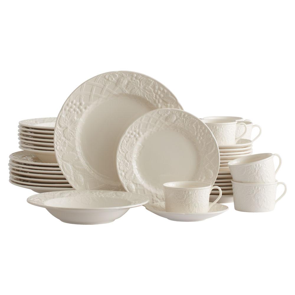 English Countryside 40 Piece Dinnerware Set, Service for 8