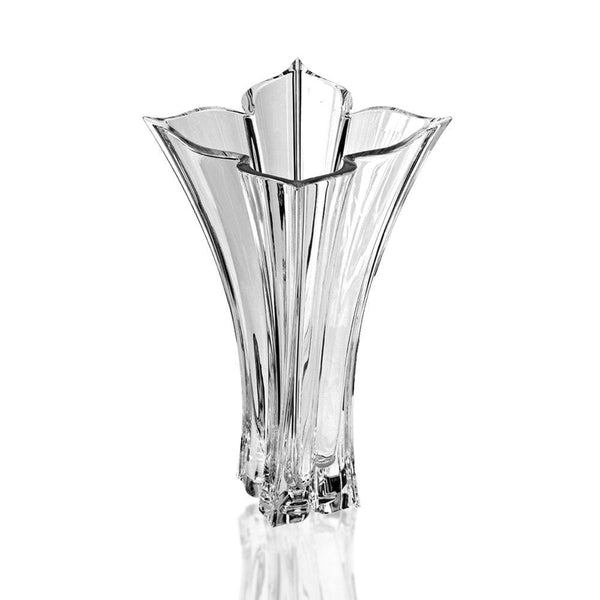 Florale 14 Inch Crystal Vase