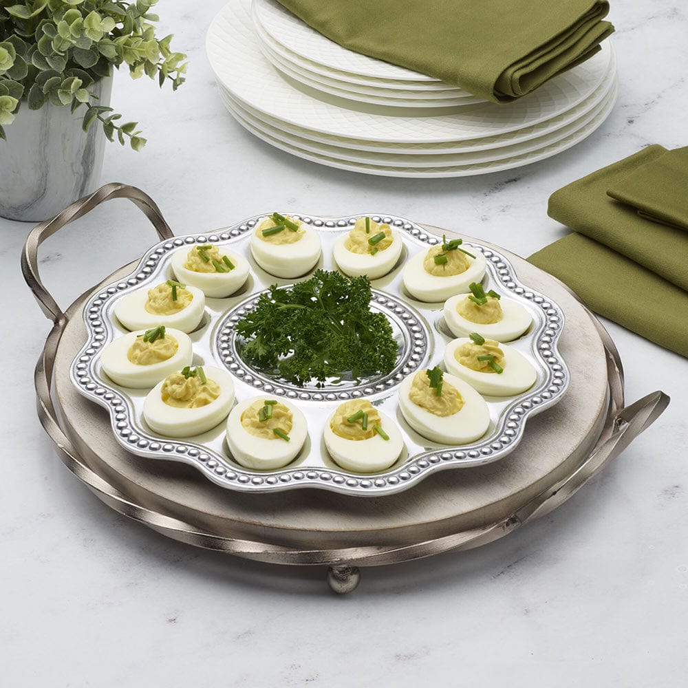 Flutes & Pearls Egg Tray