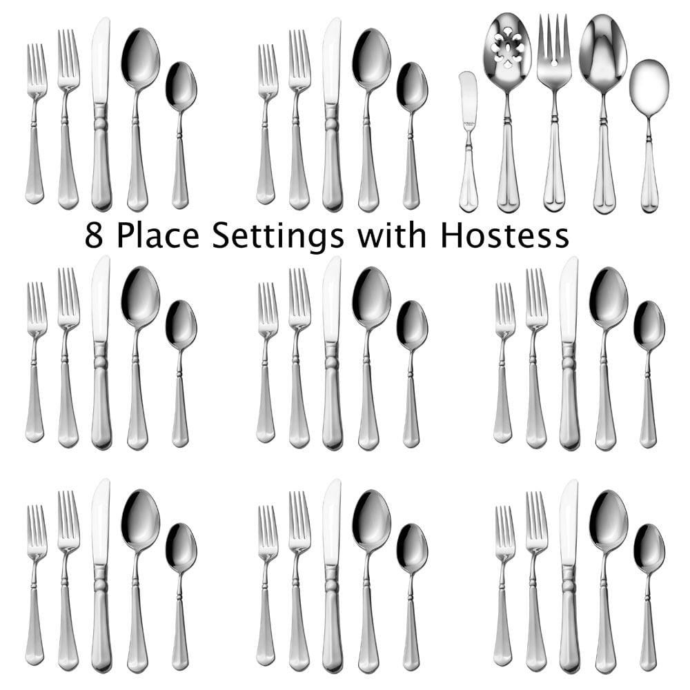 French Countryside® 45 Piece Flatware Set, Service for 8