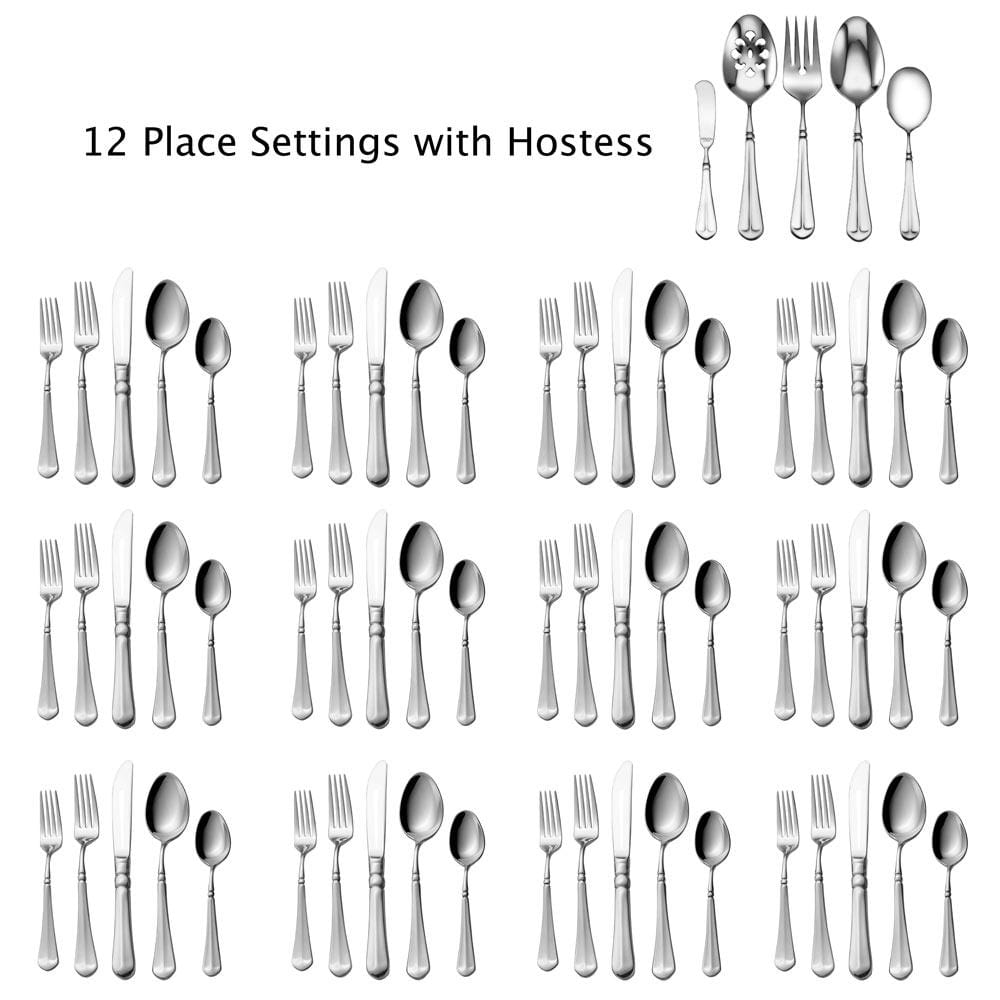 French Countryside® 65 Piece Flatware Set, Service for 12