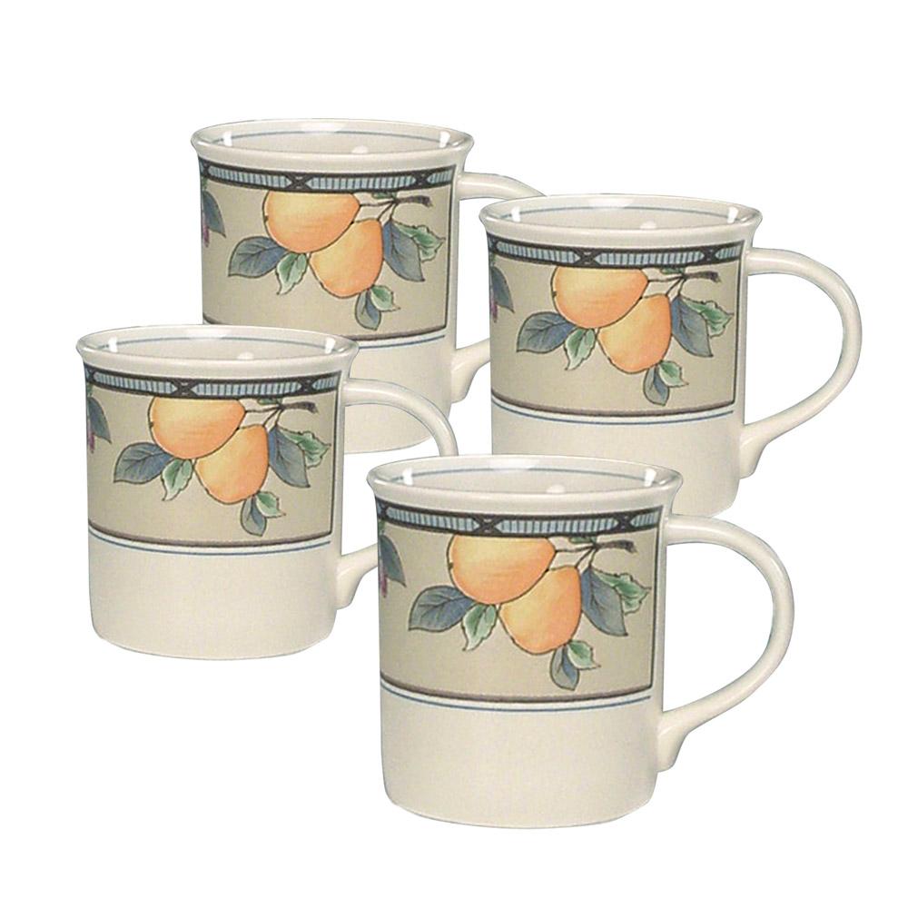 Garden Harvest® Mugs, Set of 4