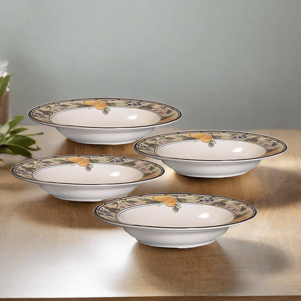 Garden Harvest® Set of 4 Rim Soup Bowls