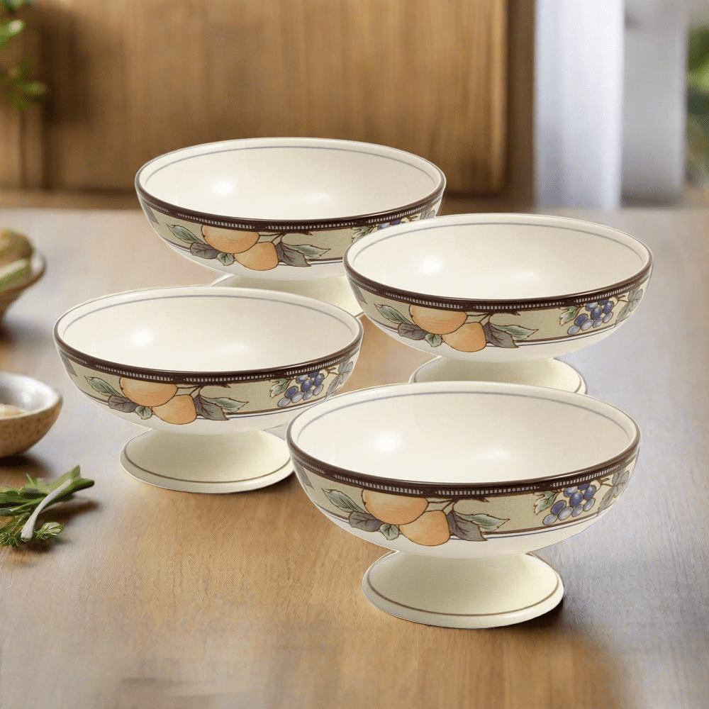 Garden Harvest® Sherbet Dishes, Set of 4