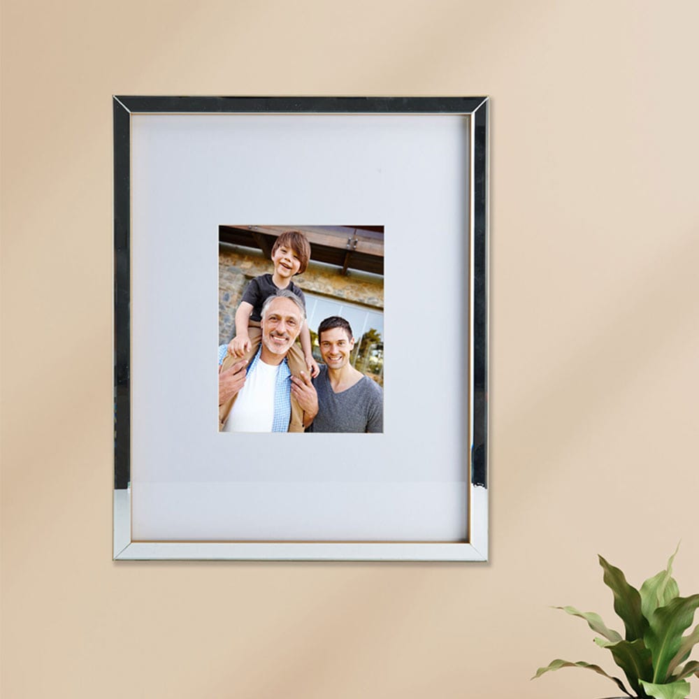 Gold Mirror 16 x 20 Gallery Frame, Matted to 8 x 10