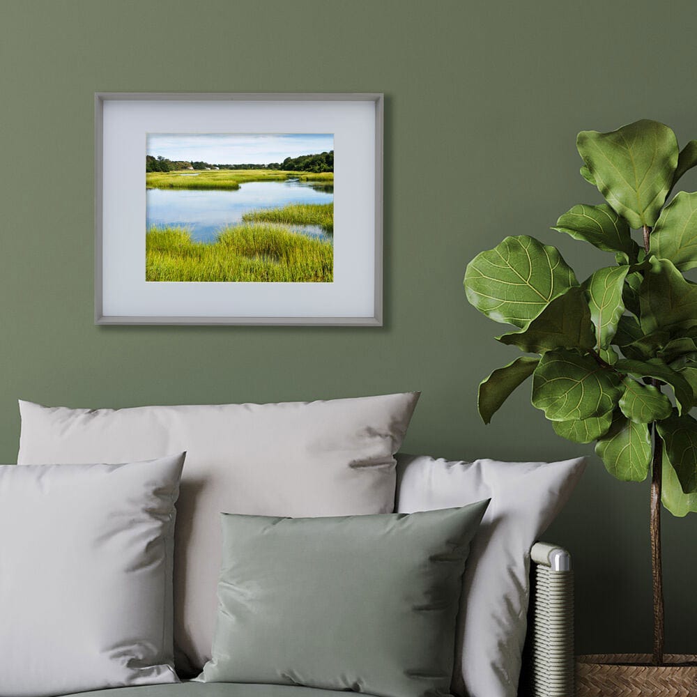 Gray 16 x 20 Gallery Frame, Matted to 11 x 14